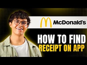 How to Find Your Receipt on McDonald's App (Simple Guide)