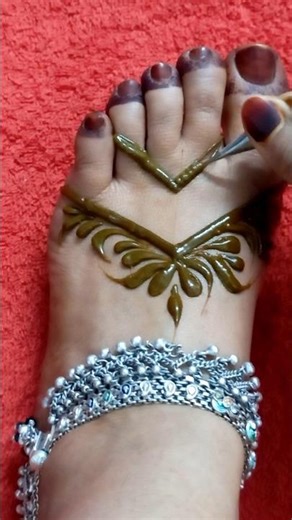 Simple Arabic Henna Design #mehndi #henna #dubai #style #fashion #song #mehandi #farheenscreation