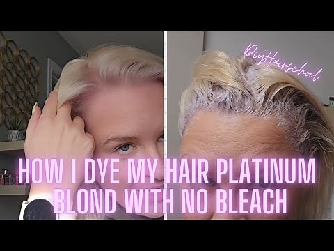 Platinum Blonde Hair With NO BLEACH
