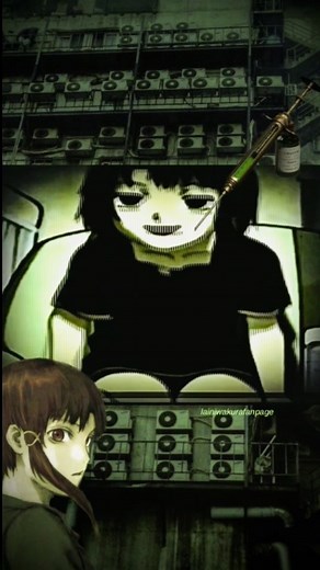 Weird Anime GIF Clips Featuring Lain Iwakura from Serial Experiments Lain