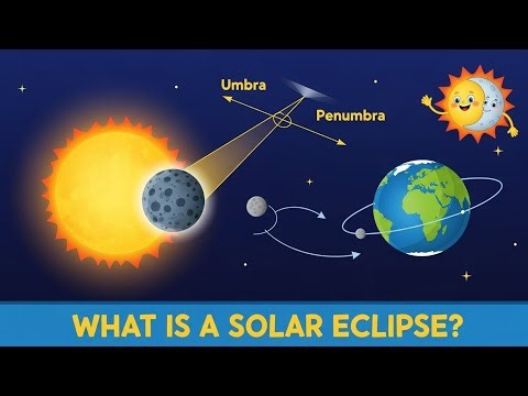 What is a Solar Eclipse | Educational Video For Kids