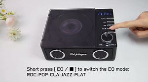 Portable CD Player with Bluetooth 5.3, Greadio CD Player with Speakers for Home, 4000mAh Rechargeable Retro CD Music Player with Remote Control, LED Display, Supports USB/TF/AUX, Optical Input