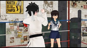 第一次登上擂台的女孩（MMD混合格斗）