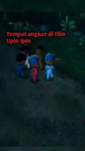tempat angker di film upin ipin#shorts