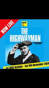 JOIN US FOR JOHN GODBER’S LATEST PLAY… THE HIGHWAYMAN Friday 25th October - Saturday 9th November 2024 Follow this thrilling theatrical adventure and join the highwayman’s creed: look after number one and to hell with the hangman! IT’S ALREADY HAD SOME RAVE REVIEWS, SO, RESERVE YOUR SEATS TODAY… Stand & Deliver! Your money for our tickets… BOX OFFICE 01482 874050 ONLINE INFO & TICKETS https://shorturl.at/3HGxR Recommended age 14 (includes strong language and depictions of violence & hanging) | E