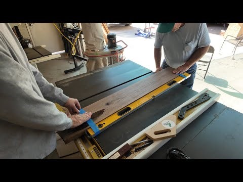 This is how I get a straight edge with no jointer