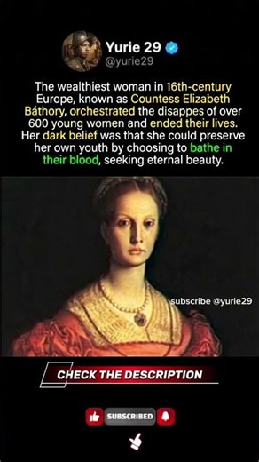 The blood-soaked secret of a Countess #DarkHistory #Shorts