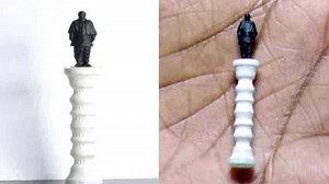 Statue of Unity की सबसे छोटी मूर्ति, सिर्फ 13mm है ऊंचाई, वजन 1 ग्राम से भी कम | Zee Business