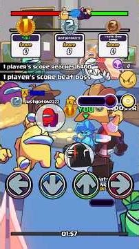 Fnf beat stage Dlowing boss fight