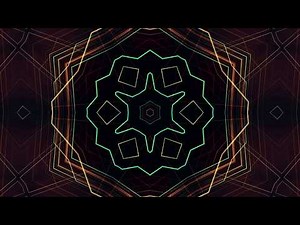 VJ Kaleidoscope stage visual loop for events LED screens and projection mapping