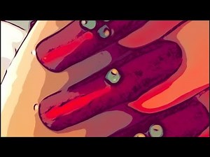 tickling with red long nails (tickle tickle tickle) whispering ASMR