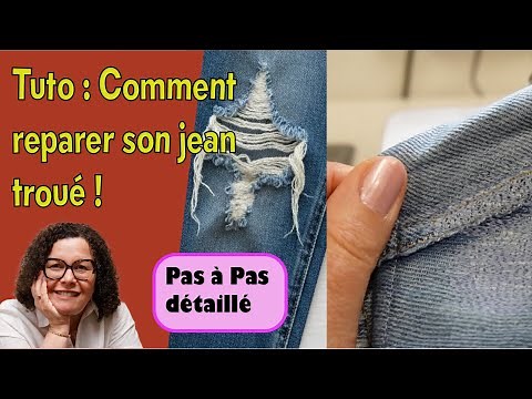 How to repair ripped jeans? 🧵✨