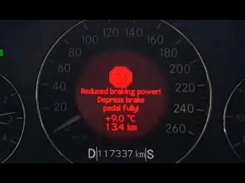 Reset Mercedes SBC Brake Counter - Code C249F C2498 W211 W219 R230 Service Brake Visit Workshop