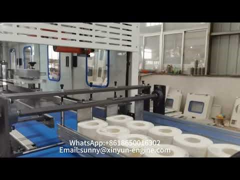 Fully automatic 24 rolls small toilet tissue paper packing machine