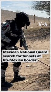 23K views · 223 reactions | National Guard members search for tunnels at the U.S.-Mexico border in Ciudad Juarez. The tunnels enabled passage between the Mexican city and the neighboring U.S. city of El Paso. #mexico #reels #voanews | Voice of America | Facebook