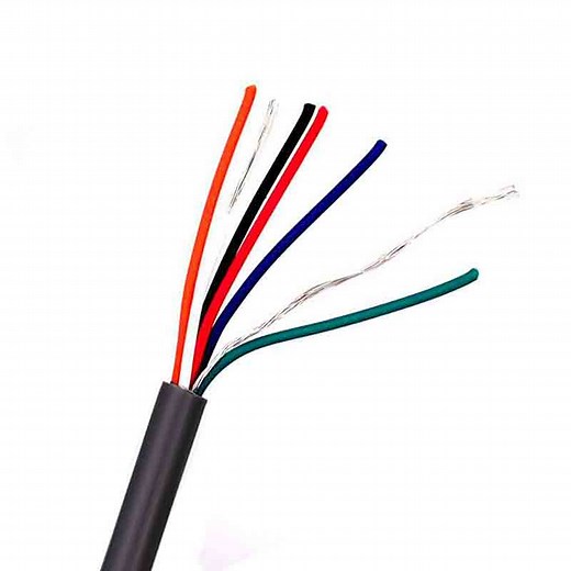 [Hot Item] UL Awm Style 2725 VW-1 Multi Core Wire Tinned Copper PVC Sheath Twisted Pair Shielded Control Cable