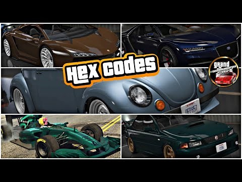 7 Modded Crew Colours WITH Hex Codes in GTA Online *NEW*