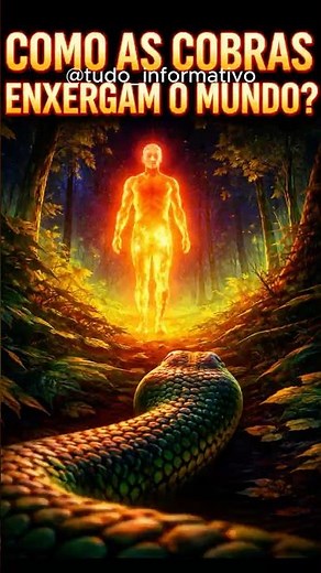 Como as cobras enxergam o mundo?
