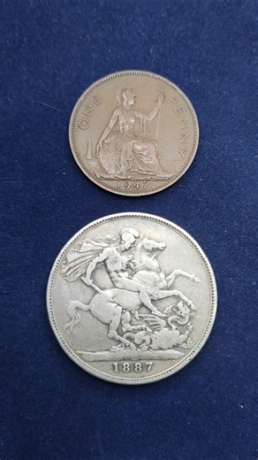 1943 Penny vs 1887 Silver Crown 🔔 Ping Test! 🪙🔥