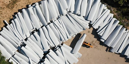 How one company keeps wind turbine blades out of landfills