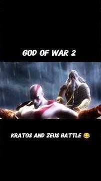 Kratos and Zeus Battle 😂 #godofwar #funnymoments