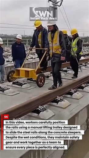 “How Railway Tracks Are Installed: Precision in Motion”‼️#shorts #shortvideos #machine