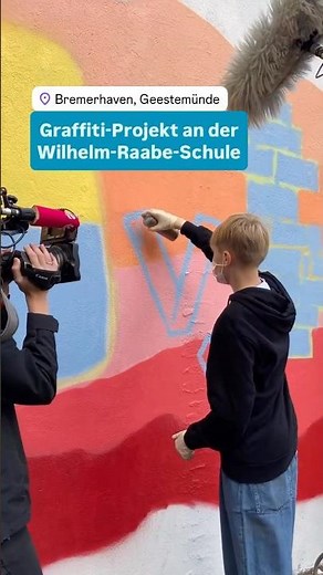 Graffiti-Projekt an der Wilhelm-Raabe-Schule in Bremerhaven-Geestemünde