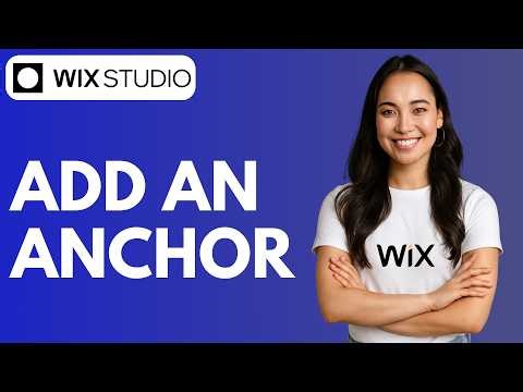 How to Add an Anchor in Wix Studio [QUICK GUIDE]
