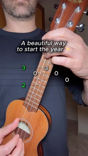 Boris Mogilevski on Instagram: "A beautiful way to start the year ✨🎵 'Shape of My Heart' by Sting #ukulele #tutorials #ukulelemusic #ukulelecover #ukulelelessons"