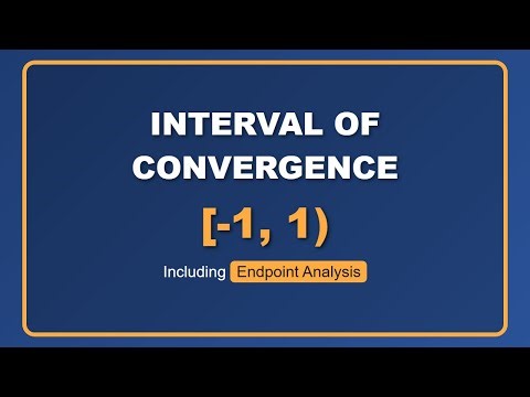 Mastering the Interval of Convergence & Endpoint Analysis | Calculus Explained