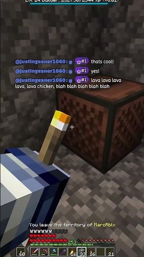 lava chicken music disc villager singing moment