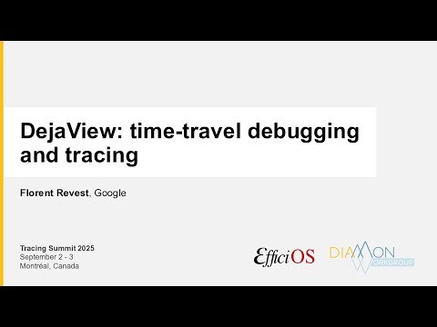TS2015 - DejaView: time-travel debugging and tracing