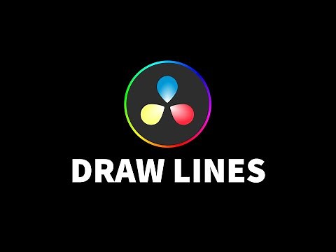 How To Draw Lines | DaVinci Resolve 18 Tutorial