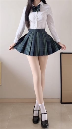 Elegant School Girl Outfit Lookbook | Pleated Skirt Aesthetic Style | Fashion Shorts 2026