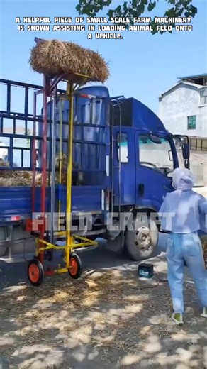 Simple Hay Elevator Truck Loading