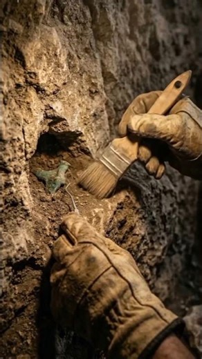 Archaeologists Discover an Ancient Hand Tool Hidden Inside Rock #Archaeology #AncientDiscovery