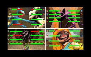 五大最好最燃的波比的游戏时间第三章 vs fnaf角色战斗动画