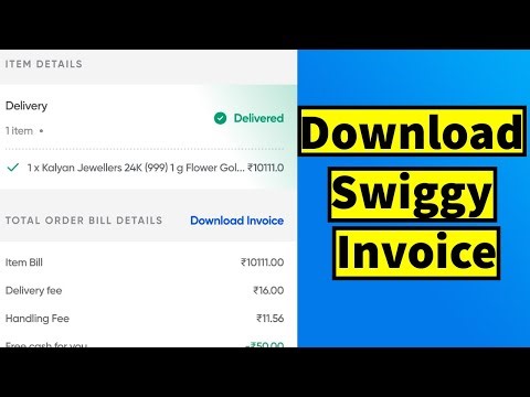 How to Download Swiggy Invoice | Food and Instamart Invoice Download