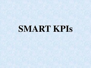 SMART KPIs - SlideServe