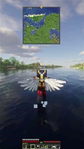 Day 175 of running until I reach the world border #minecraft #minecraftchallenge