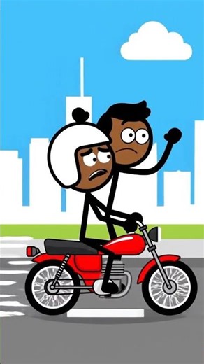 “Newbies Talk Football While Riding a Bike – Funny Stick Animation”