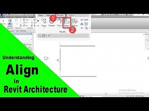 Align in Revit 2019 - Understanding Align tool in Revit Architecture