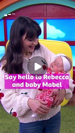 Rebecca Keatley on Instagram: "I popped into the CBeebies House to introduce Mabel to everyone there.... and to you too. ❤️❤️❤️"