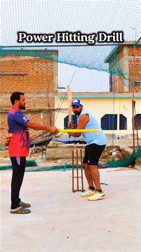 Power Hitting Secret 💥 | 100 Meter Sixes Ka Formula | Tennis Cricket Power Drill #shorts