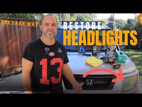 Restore your faded headlights fast