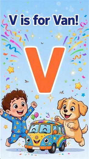 Letter V Song for Kids – V is for Van! | Starry Tunes