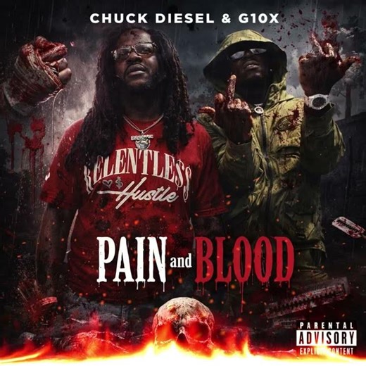 Chuck Diesel & G10x - Pain and Blood #fakelove #outnow #shorts #hiphop