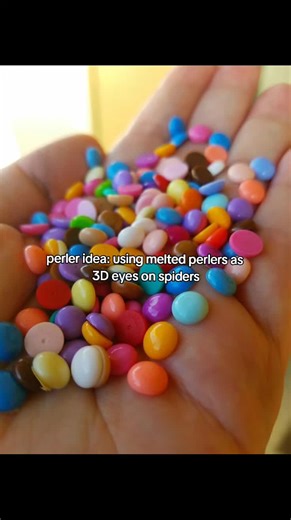 you can even use mini perlers for smaller eyes and regular for the front eyes #perlerbeads #fusebeads #perler #hamabeads