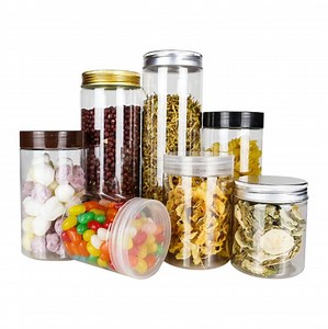 [Hot Item] Pet Plastic Container with Aluminum Lid for Peanut Butter