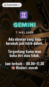 Ramalan Cinta Zodiak 7 Mei 2026 💫 Ini Tentang Kamu & Dia